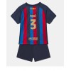 Barcelona Gerard Pique #3 Hjemmedraktsett Barn 2022-23 Kortermet (+ korte bukser)